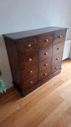 Te koop TEAK ladenkast, Huis en Inrichting, Kasten | Ladekasten, Ophalen, Gebruikt, 100 tot 150 cm, 5 laden of meer