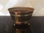 Antiek koperen ovale plantenbak, Antiek en Kunst, Ophalen of Verzenden