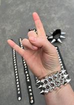 Carnaval Punk Gothic rock Halsbanden & Armbanden Set, Ophalen of Verzenden, Gebruikt, Carnaval