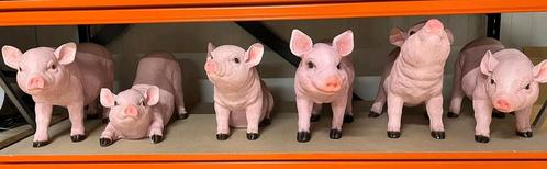 Roze biggen beelden diverse soorten, Verzamelen, Beelden en Beeldjes, Nieuw, Dier, Ophalen