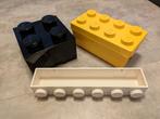 Lego Opbergdozen Set van 3 (zwart, geel, wit), Ophalen, Zo goed als nieuw, Lego