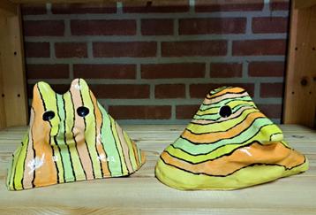 Handgemaakte (fantasie) beelden, set van 2 - €5 p.st. - B1 beschikbaar voor biedingen