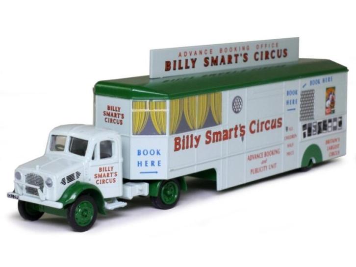 Bedford OX TRUCK BOOKING TRAILER BILLY SMART'S CIRCUS, Hobby en Vrije tijd, Modelauto's | Overige schalen, Nieuw, Bus of Vrachtwagen