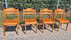💥 Vintage Stoelen van Karl Kilpper - Duitsland - Jaren 70's, Huis en Inrichting, Stoelen, Ophalen, Zo goed als nieuw, Wit