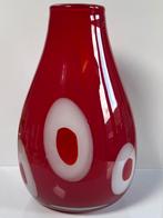 Vintage rode designvaas -Murano stijl, Antiek en Kunst, Antiek | Vazen, Ophalen