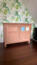 Commode en ledikant white wash eiken., Ophalen, 100 tot 150 cm, Eikenhout, Strak.