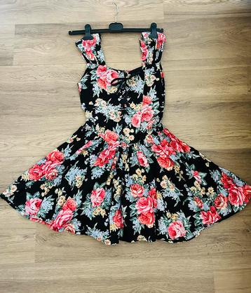Vintage klassieke bloemen zomerjurk H&M maat 34 beschikbaar voor biedingen