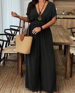 Jumpsuit Jorna Zwart (44 tm 52) ** NIEUW **, Kleding | Dames, Grote Maten, Verzenden, Nieuw, Zwart, Broek of Spijkerbroek