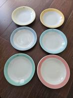 6x vintage california diep bord en 2x Royco diep bord, Ophalen of Verzenden