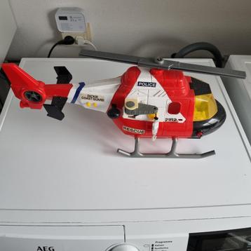 Speelgoedhelikopter wit/rood met geluid  beschikbaar voor biedingen