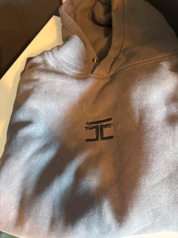 Jorcustom Hoodie - Maat XL, Kleding | Heren, Truien en Vesten, Zo goed als nieuw, Maat 56/58 (XL), Grijs, Ophalen of Verzenden