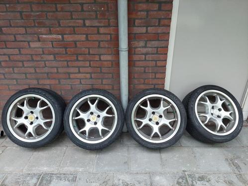 Mazda MX-5 velgen 16 inch 4x100 incl. banden 215/40R16, Auto-onderdelen, Banden en Velgen, Banden en Velgen, Zomerbanden, 17 inch