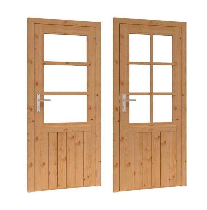 Douglas enkele glasdeur 96,4x200 cm, Tuin en Terras, Palen, Balken en Planken, Nieuw, Balken, 180 tot 250 cm, Ophalen of Verzenden