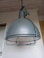 Industriële Hanglamp Grijs Metaal, Huis en Inrichting, Lampen | Hanglampen, 50 tot 75 cm, Ophalen of Verzenden, Zo goed als nieuw