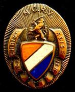 Ned.Christ.Reis Ver. knoop-speld- bronskleurig, Verzamelen, Verzenden, Nieuw, Stad of Land, Speldje of Pin