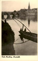 Maastricht, oude Maasbrug, Hub Leufkens, Verzamelen, Ansichtkaarten | Nederland, Verzenden, 1940 tot 1960, Ongelopen, Limburg
