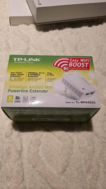 AV500 WiFi Powerline Extender beschikbaar voor biedingen