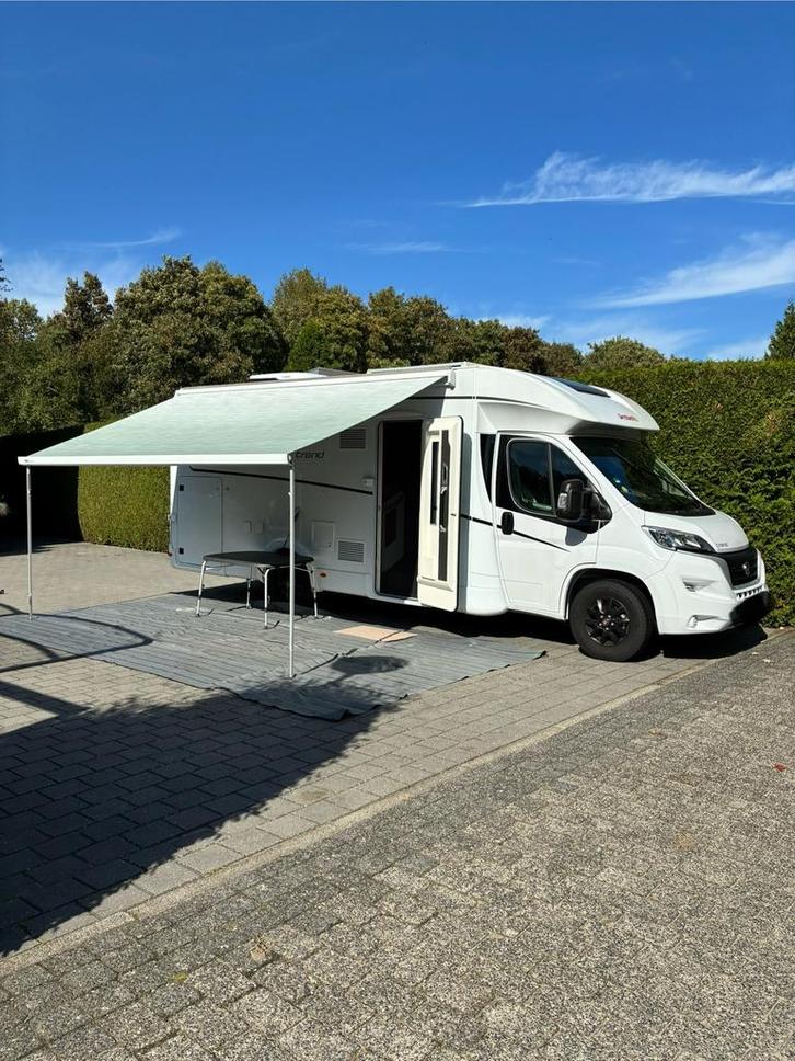 Dethleffs zeer compleet Trend 2024 hydraulisch levelsysteem, Caravans en Kamperen, Campers, Particulier, tot en met 4, Half-integraal