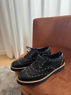 Hogan Veterschoenen Zwart Gouden Studs - Maat 37,5, Ophalen of Verzenden