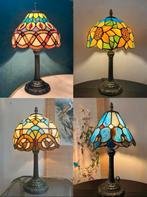 Tiffany Stijl Glas-in-Lood Tafellamp – Art Nouveau €89,95!, Ophalen of Verzenden, Nieuw, Glas, Minder dan 50 cm