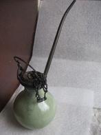 Vintage Opium Pijp van Groen Aardewerk, Verzenden