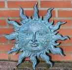ZON / muurdecoratie / brons, Tuin en Terras, Tuinwanddecoratie, Huis en tuin decoratie Marie, Nieuw, Info@huisentuindecoratiemarie.nl