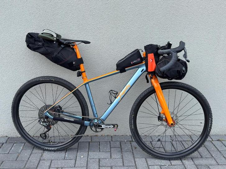 Dragonfly Gravelbike Mullet Shimano XTR Di2, Fietsen en Brommers, Fietsen | Mountainbikes en ATB, Zo goed als nieuw, Overige merken