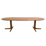 XXL vintage ronde eettafel jaren 60 70 80 design eiken 3,2 m, Huis en Inrichting, Tafels | Eettafels, Ophalen, 100 tot 150 cm