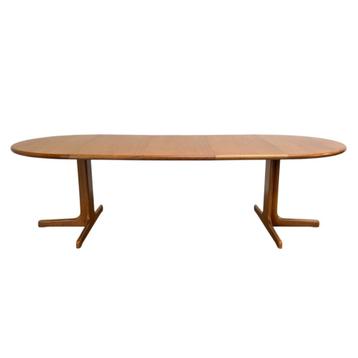 XXL vintage ronde eettafel jaren 60 70 80 design eiken 3,2 m beschikbaar voor biedingen