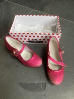 Hakschoentjes glitter fuchsia met gesp maat 31, Ophalen of Verzenden, Gebruikt, Meisje