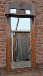 antieke houten spiegel, Antiek en Kunst, Antiek | Spiegels, Ophalen, Rechthoekig, 50 tot 100 cm, 100 tot 150 cm