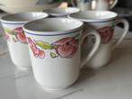 Set van 4 mokken, Made in England, Huis en Inrichting, Keuken | Servies, Gebruikt, Keramiek, Ophalen of Verzenden, Overige stijlen