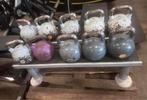 Competitie Kettlebells 8kg t/m 24kg + Opbergrek, Ophalen, Gebruikt, Kettlebell
