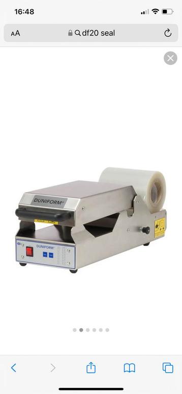 Duni topsealmachine beschikbaar voor biedingen