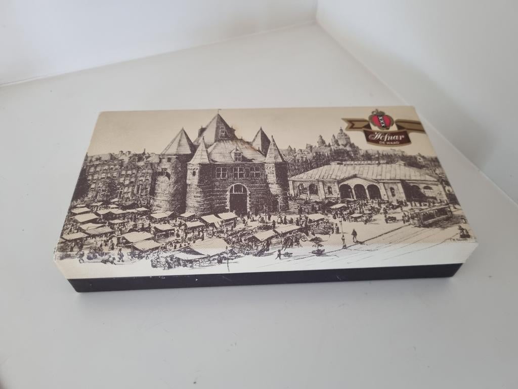 Hofnar De Waag sigarendoos, Verzamelen, Ophalen of Verzenden, Gebruikt, Tabaksdoos of Verpakking