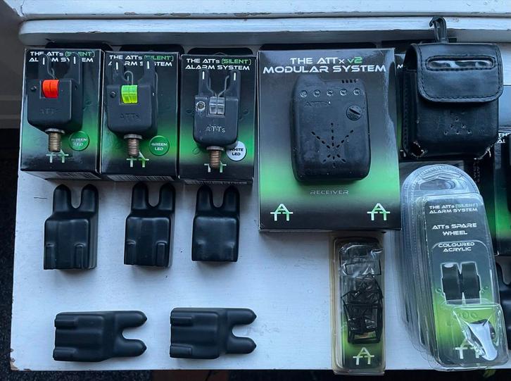 Gardner ATTs Silent Alarm Systeem 3+1, Watersport en Boten, Hengelsport | Karpervissen, Gebruikt, Complete set, Ophalen of Verzenden