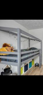 Half hoogslaper inclusief matras, Ophalen, Eenpersoons, Zo goed als nieuw, 90 cm