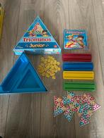 Triominos Junior - Leuk familiespel!, Hobby en Vrije tijd, Drie of vier spelers, Ophalen of Verzenden, Zo goed als nieuw