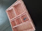 6 delig set rose, Huis en Inrichting, Woonaccessoires | Schalen en Manden, Kunststof, Gebruikt, Mand, Ophalen of Verzenden
