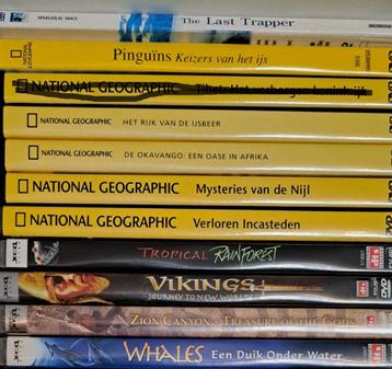 DVD documentaires over natuur, reizen enz. beschikbaar voor biedingen