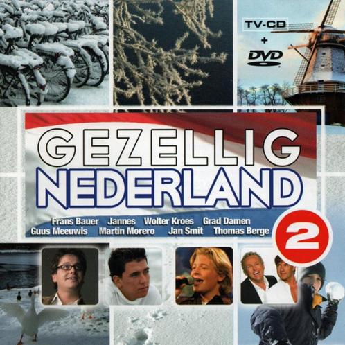 Gezellig Nederland 2    CD+DVD, Cd's en Dvd's, Cd's | Nederlandstalig, Zo goed als nieuw, Pop, Verzenden