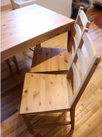 Ikea jokkmokk tafel + 4 stoelen, Ophalen, Gebruikt, 4 tot 6 stoelen