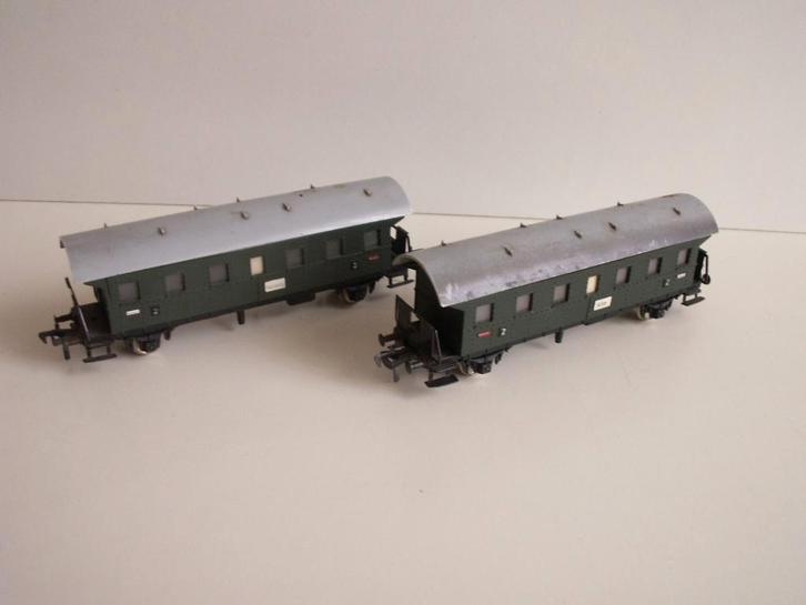 Fleischmann 2x 1404 personenwagons, Hobby en Vrije tijd, Modeltreinen | H0, Gebruikt, Wagon, Gelijkstroom, Fleischmann, Ophalen of Verzenden