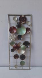 Metalen Wanddecoratie met Cirkels, Huis en Inrichting, Woonaccessoires | Wanddecoraties, Ophalen of Verzenden, Nieuw