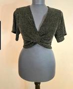 Croptop, Zwart, Nieuw, Ophalen of Verzenden, Boven de knie