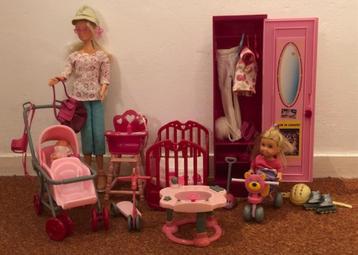 Barbie Poppen Speelset