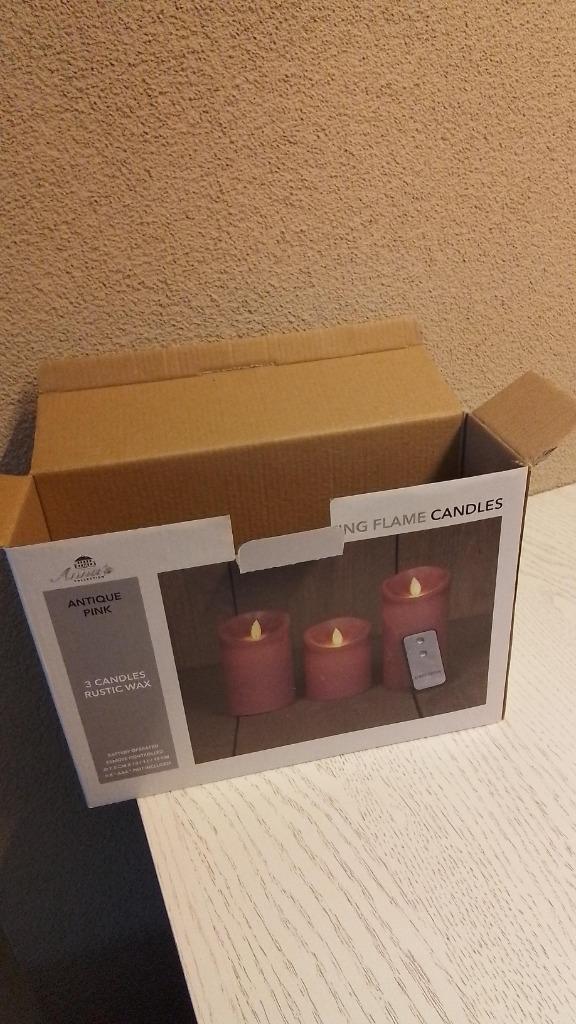 Anna kaarsen 3 stuks in de doos, Huis en Inrichting, Woonaccessoires | Kandelaars en Kaarsen, Nieuw, Minder dan 25 cm, Overige materialen