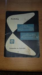 Kever Ovaal VW handleiding 1957 Nederlands, Ophalen of Verzenden
