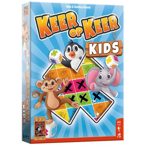 Keer op Keer Kids - Dobbelspel - ophalen mogelijk, Hobby en Vrije tijd, Gezelschapsspellen | Bordspellen, Nieuw, Een of twee spelers