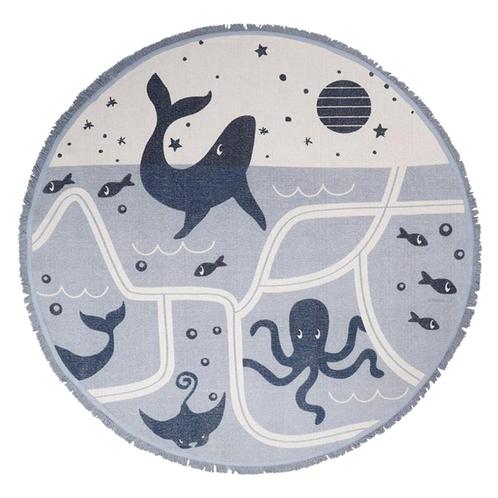 Kindervloerkleed Vloerkleed Oceaan Blauwe Zee Nattiot, Kinderen en Baby's, Kinderkamer | Inrichting en Decoratie, Nieuw, Kleed of Kussen